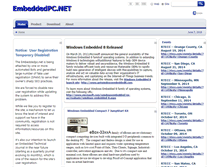 Tablet Screenshot of embeddedpc.net